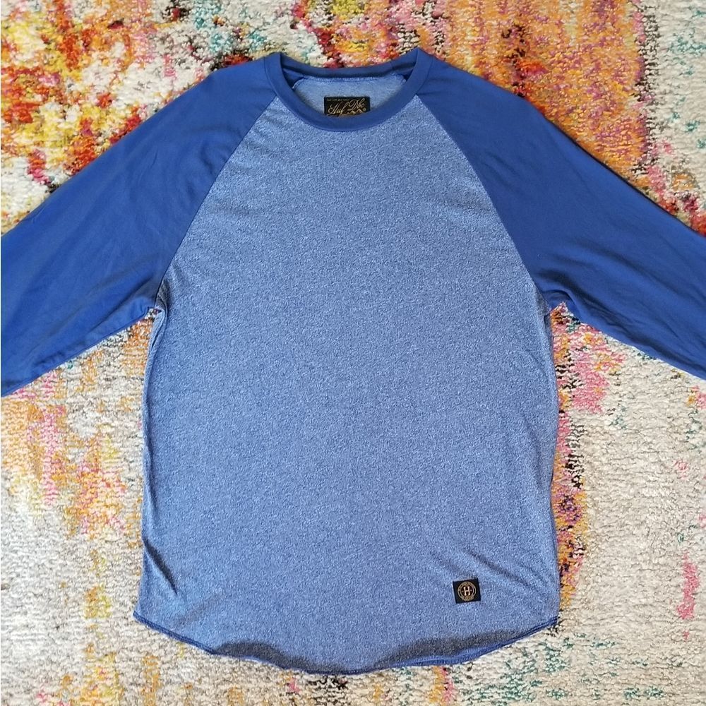 HUF Standard Issue Raglan Royal Shirt